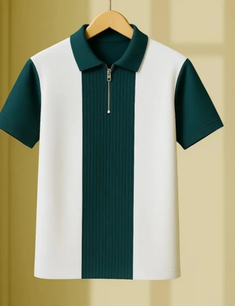 Casual polo-style T-shirt